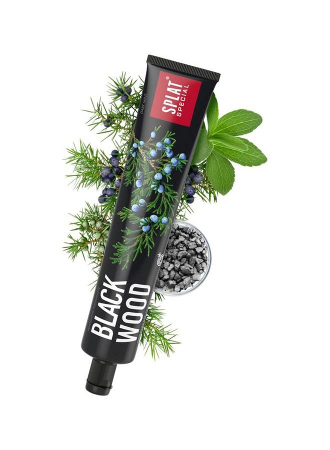 سبلات معجون أسنان بلاك وود 75ملليلتر - Image 4