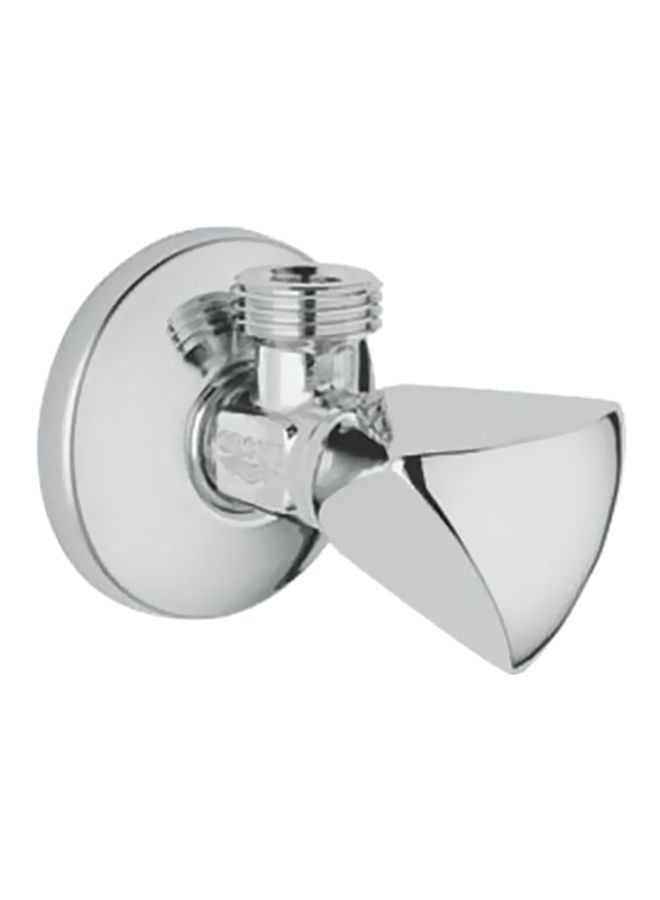 Grohe Mini Tricorn Deluxe Handle Angle Valve Silver 0.5inch