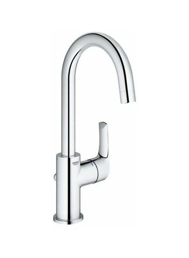 Single Lever Basin Mixer Faucet Silver L