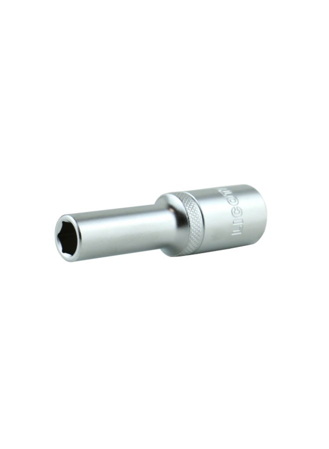 LICOTA 1/2 Inch DR Flank 6PT Socket Silver - Image 2