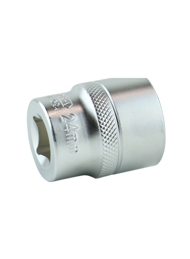 LICOTA 1/2 Inch DR Flank 6PT Socket Silver - Image 2