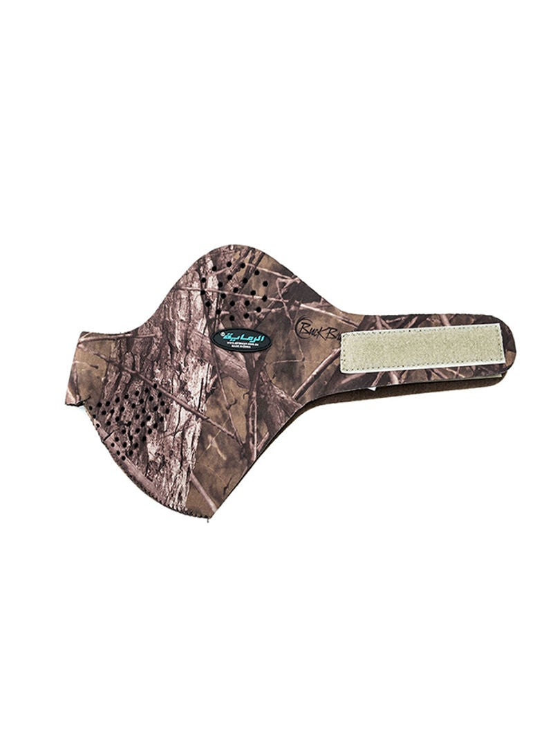 AL RIMAYA Stylish Fashion Velcro Closure Facemask Brown  - Image 2
