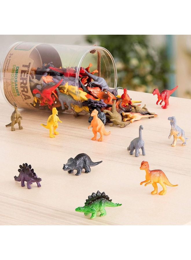 تيرا مجموعة ألعاب مجسمات ديناصورات مكونة من 60 قطعة طراز AN6003Z - Image 5