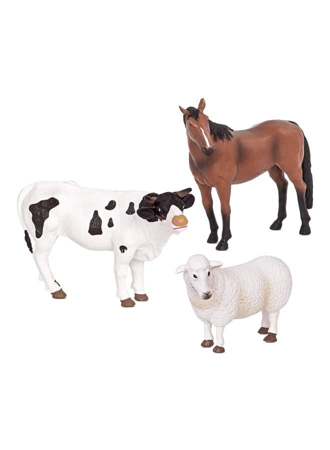 تيرا - مجموعة حيوانات المزرعة غنم ، ثور ، حصان - Image 1