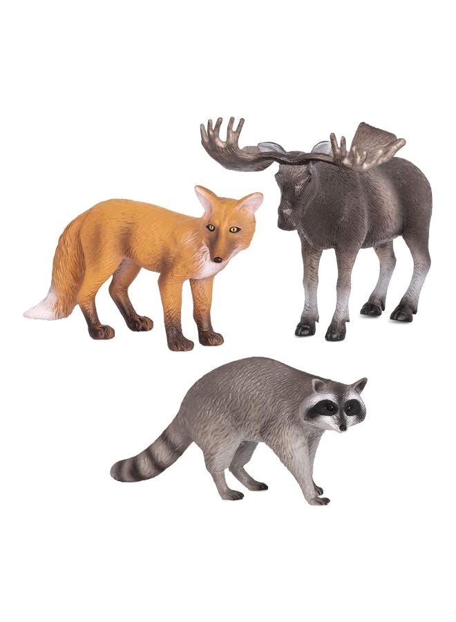 Terra - Forest Animals Fox Moose & Raccoon - Image 1
