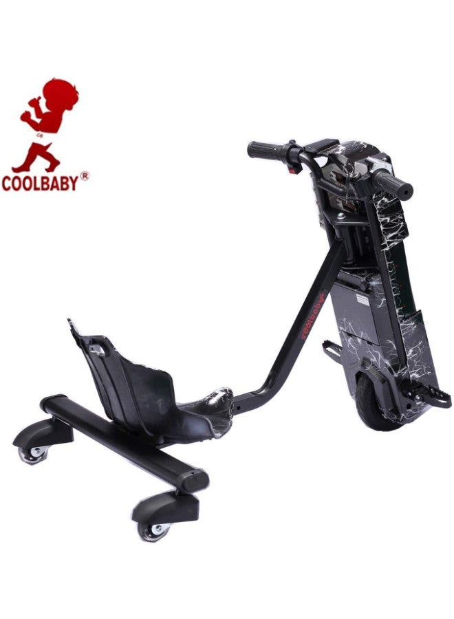 Cool Baby 3 Wheel Electric Drifting Power Scooter With Light Black - Image 3
