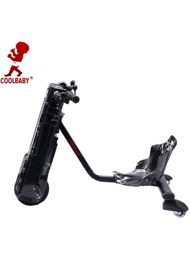 Cool Baby 3 Wheel Electric Drifting Power Scooter With Light Black - Image 2