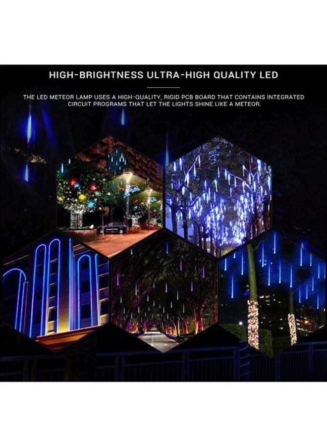 8-Tubes LED Shower Falling String Light Multicolour 3.5meter  - Image 3