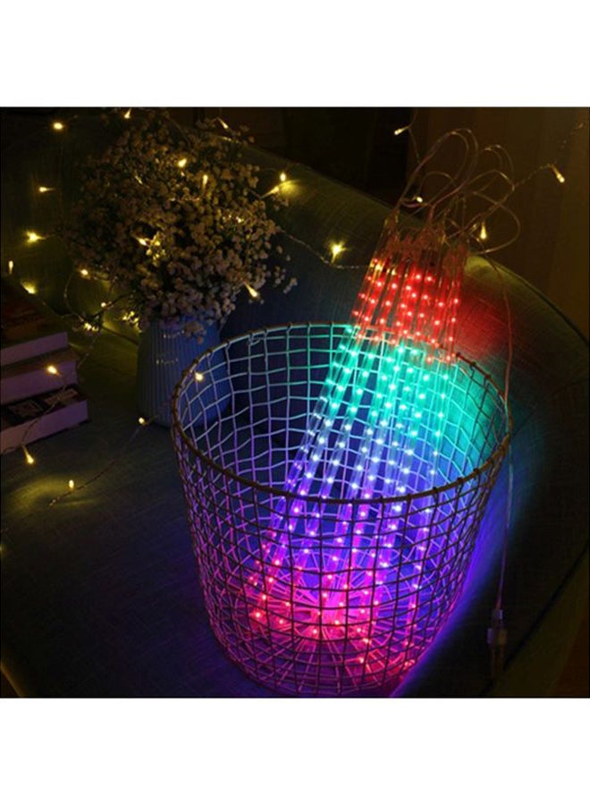 8-Tubes LED Shower Falling String Light Multicolour 3.5meter  - Image 5