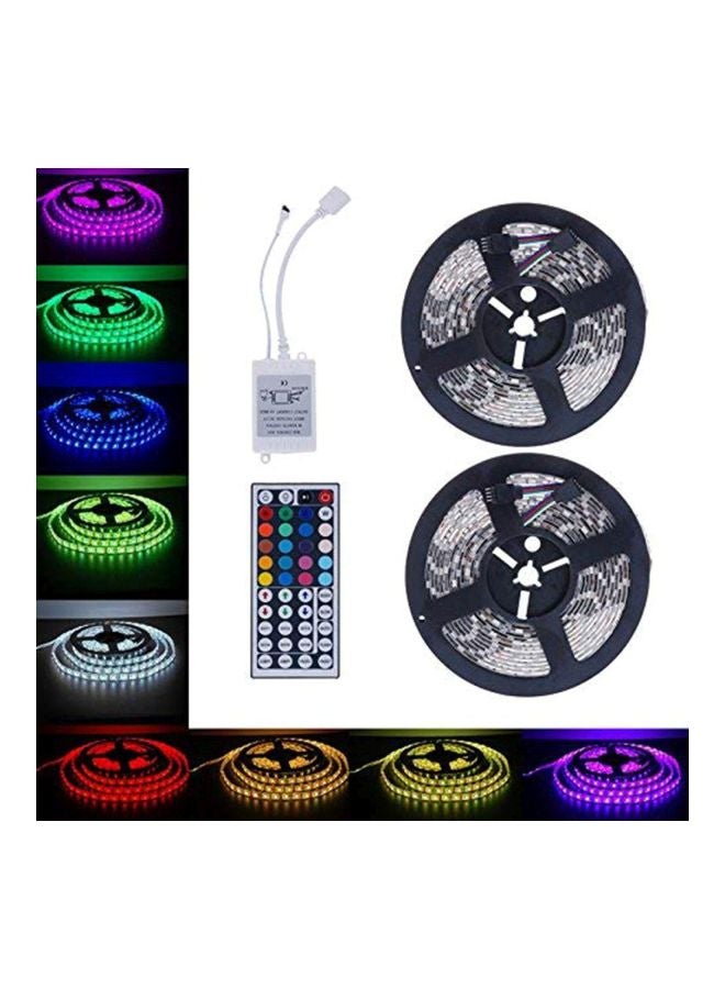 LED RGB Strip Light With Remote Black 10meter - Image 3