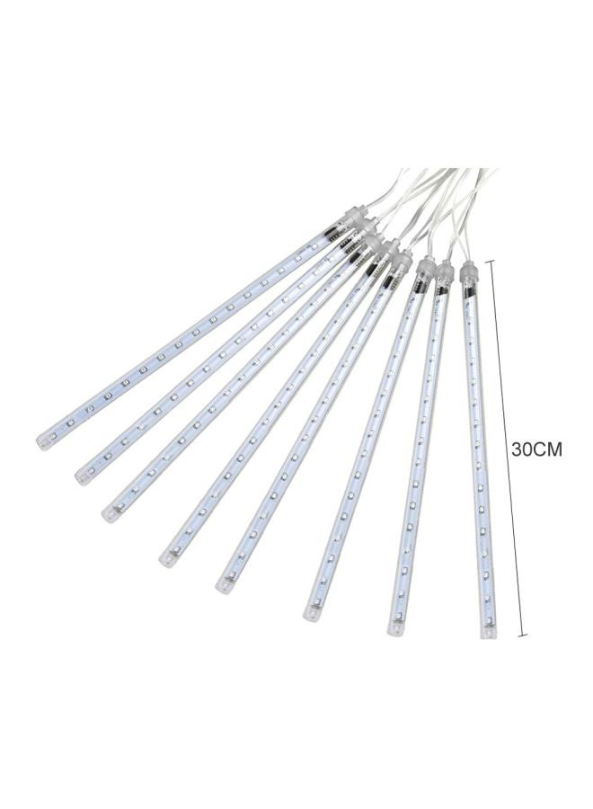 شريط إضاءة LED على شكل هطول الأمطار مكون من 8 أنابيب أبيض 3.5متر - Image 2