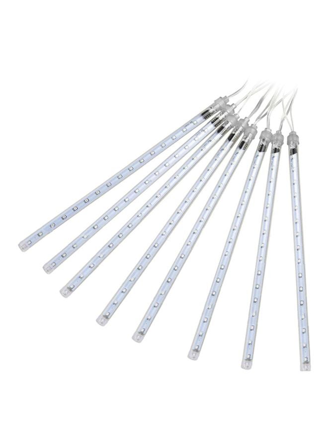 شريط إضاءة LED على شكل هطول الأمطار مكون من 8 أنابيب أبيض 3.5متر - Image 1