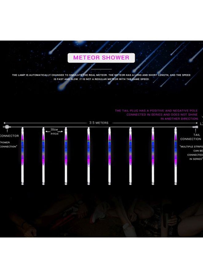 شريط إضاءة LED مضاد للماء من 8 قطع أبيض 30سم - Image 5