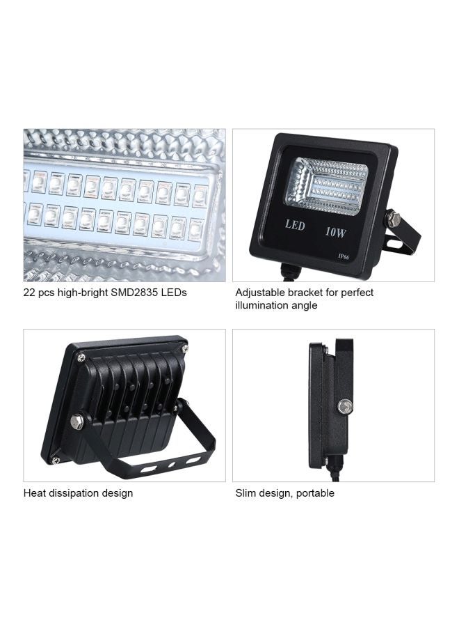 Generic Water Resistant LED UV Flood Light With AU Plug Black/Silver 16x15.5x5.1centimeter - Image 5