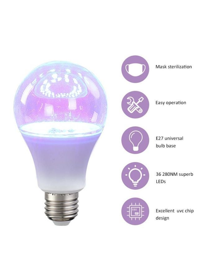 Generic - UV Light Bulb Purple 13x7x7cm - Image 1