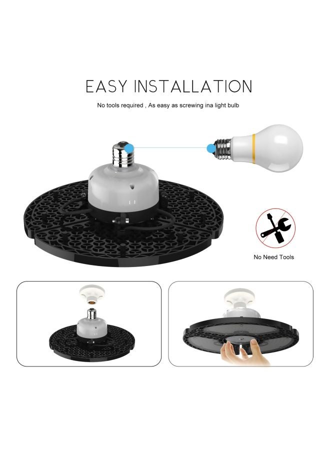 Deformable LED Ceiling Light Cool White 24x22x14.3cm - Image 4