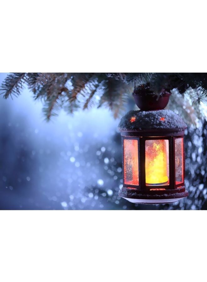 Flame Effect Fire Flickering Light Bulb Red 15x6x6cm  - Image 2