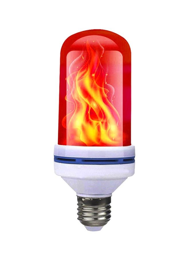 Flame Effect Fire Flickering Light Bulb Red 15x6x6cm  - Image 1