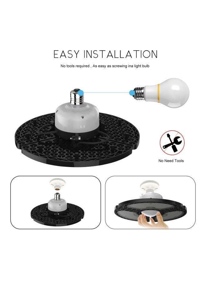 Deformable LED Ceiling Light Cool White 24x22x14.3cm - Image 2