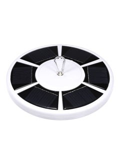 Generic Solar Powered Energy Outdoor Light White/Black 24x23.5x5.7centimeter  - Image 1