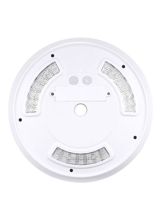 Solar Powered Energy Outdoor Light White/Black 24x23.5x5.7centimeter