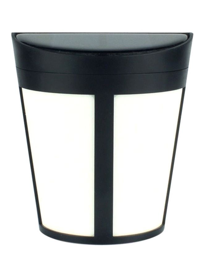 مصباح LED جداري يعمل بالطاقة الشمسية أبيض دافئ 11.7x10.5x5.8سم - Image 1