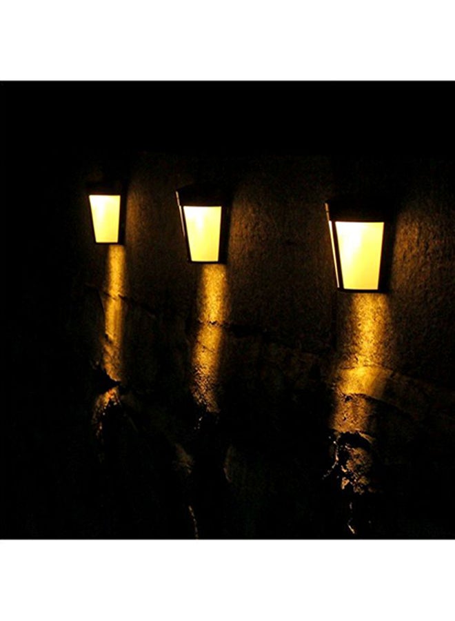 مصباح LED جداري يعمل بالطاقة الشمسية أبيض دافئ 11.7x10.5x5.8سم - Image 2