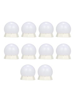 Generic 10-Piece LED Vanity Mirror Lights With USB Cord Kit White 27x10.7x5.6centimeter  - Image 1