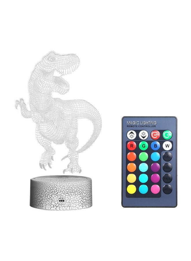 Generic - 3D Dinosaur LED Night Light With Remote Control - Image 1