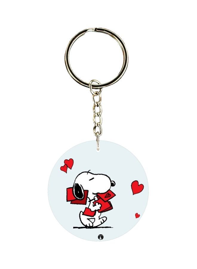 BP Cartoon Themed Dual Sided Keychain