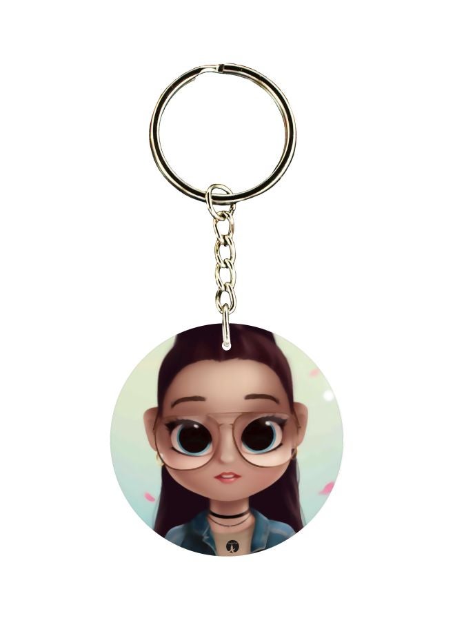 BP Cartoon Themed Dual Sided Keychain