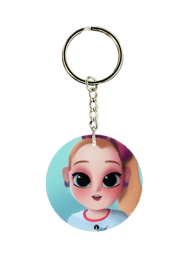BP Cartoon Themed Dual Sided Keychain