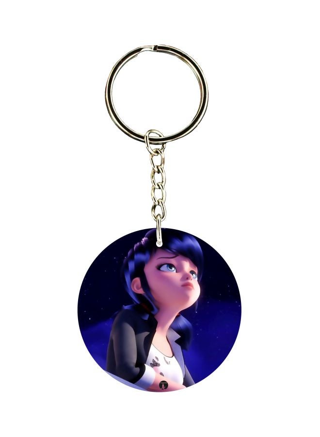 BP Cartoon Themed Dual Sided Keychain
