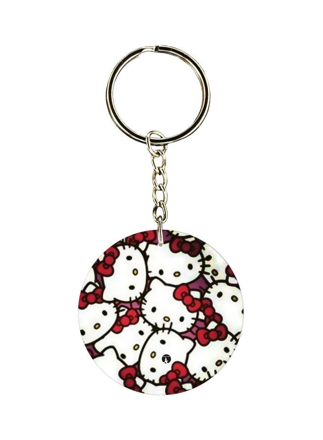 BP Cartoon Themed Dual Sided Keychain