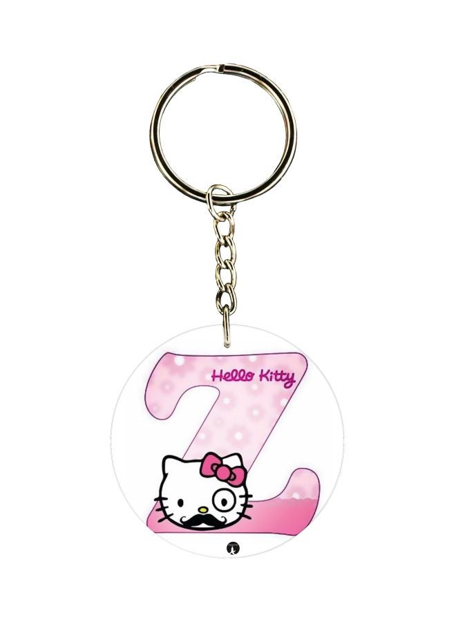 بي بي سلسلة مفاتيح بطبعة الحرف الأولي "Z" على الجانبين