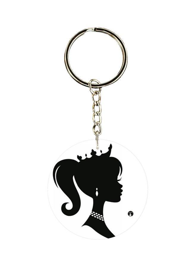 BP Girl Printed Dual Sided Keychain