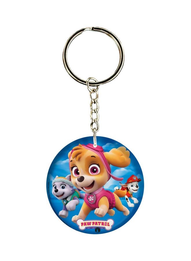 بي بي سلسلة مفاتيح بطبعة من مسلسل "Paw Patrol" على الوجهين