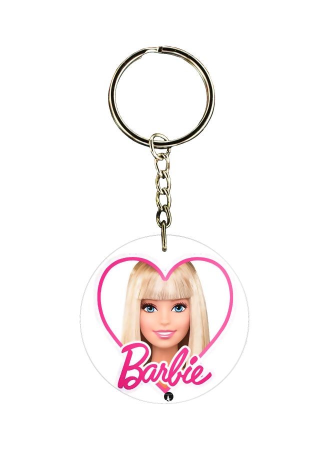 BP Barbie Printed Dual Sided Keychain