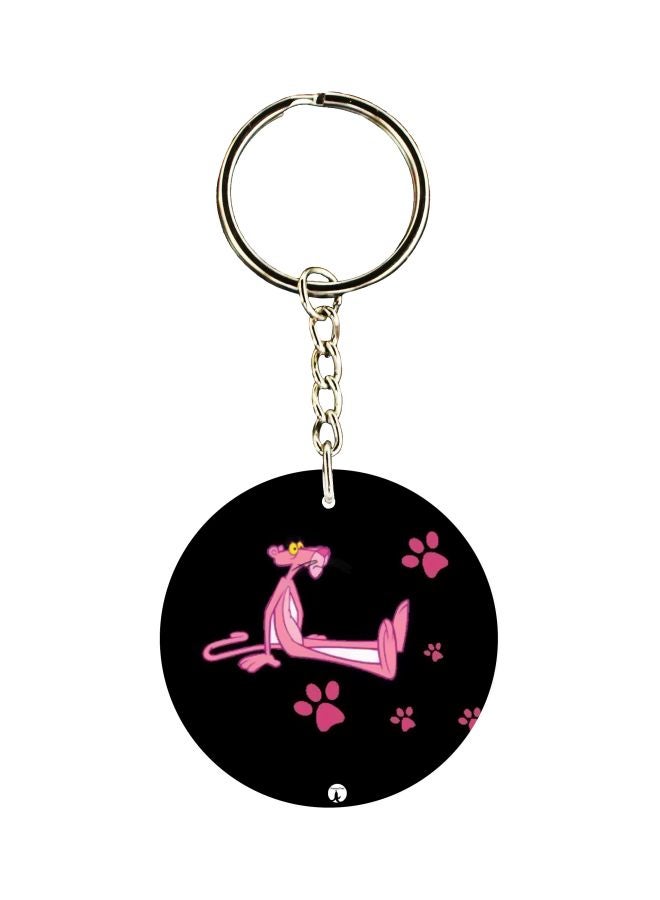 BP Cartoon Printed Double Sided Keychain