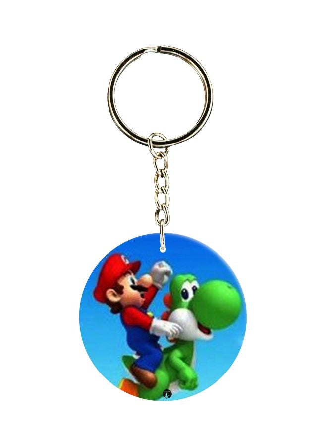 BP Cartoon Printed Double Sided Keychain