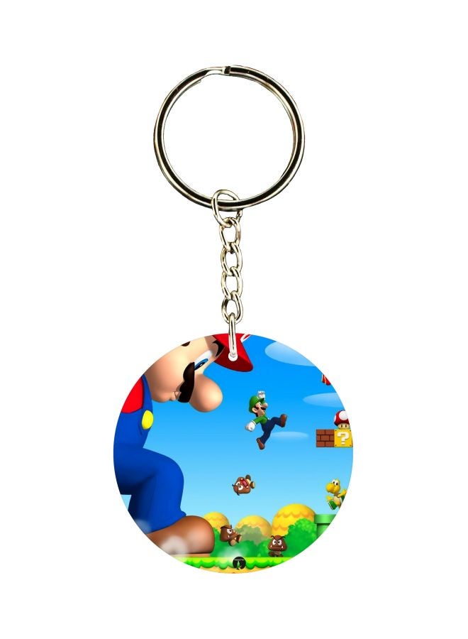 BP Cartoon Printed Double Sided Keychain