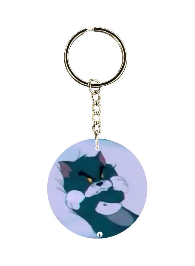 BP Tom And Jerry Printed Double Sided Keychain