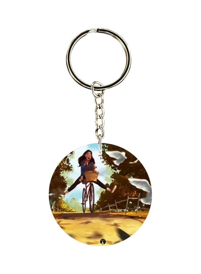 BP Cartoon Printed Keychain