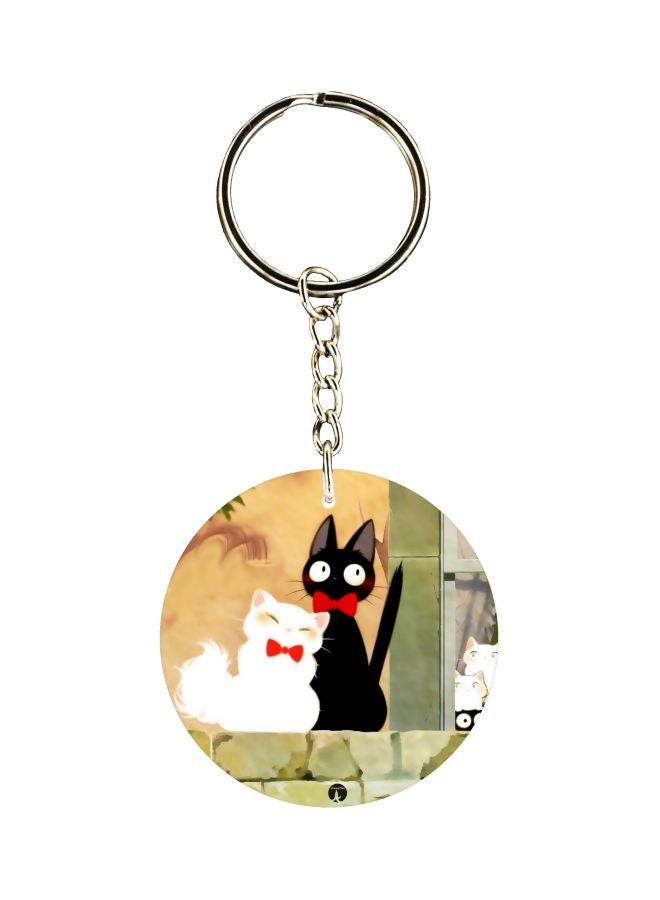 BP Cat Printed Keychain