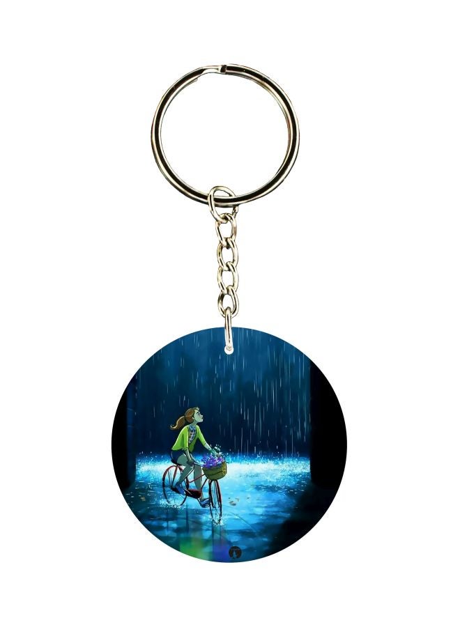 BP Double Sided Printed Keychain 