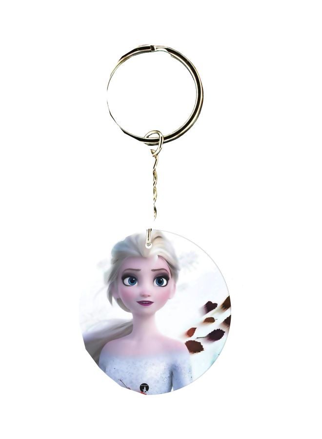 BP Double Sided Cartoon Printed Keychain
