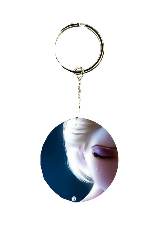BP Double Sided Cartoon Printed Keychain 