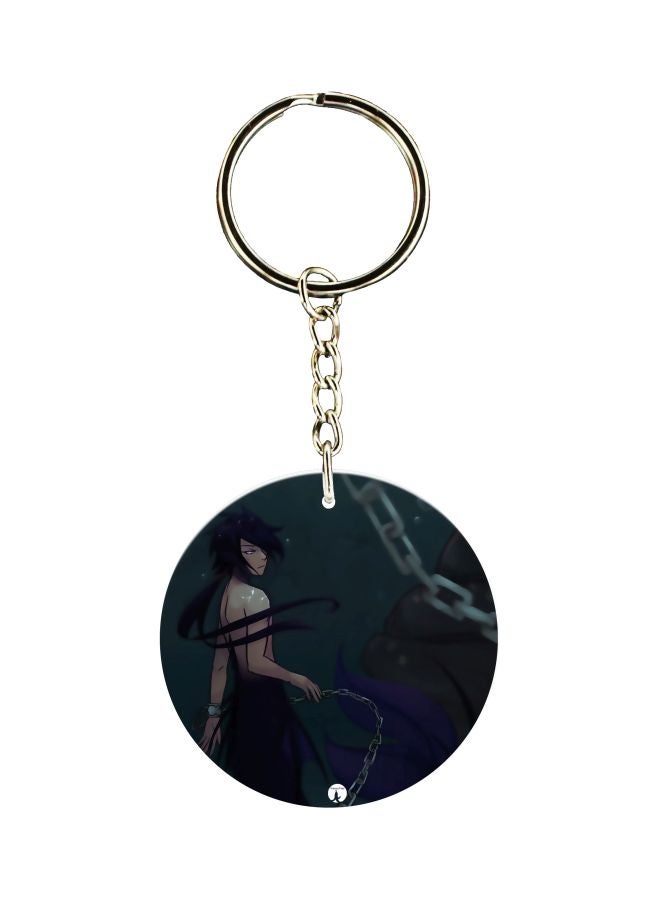 BP Double-Sided Cartoon Printed Keychain