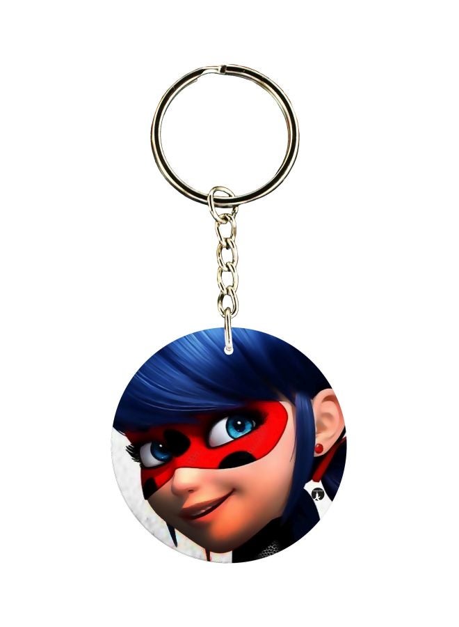 بي بي سلسلة مفاتيح مزيّنة على الوجهين بطبعة شخصية أنيمي