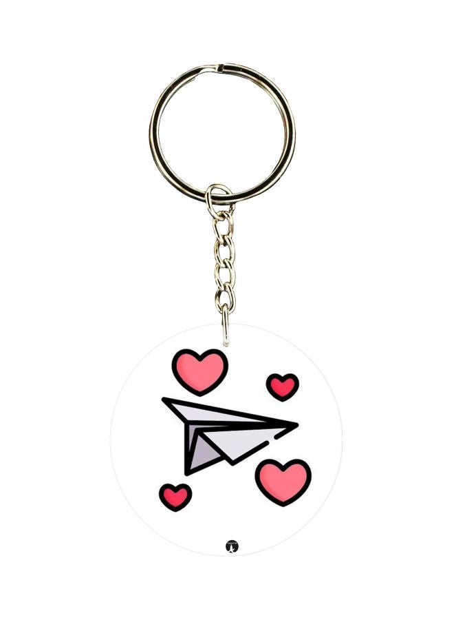 BP Cartoon Printed Double-Sided Keychain